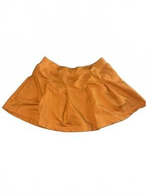Y2K Big Flirt Orange Mini Skirt Medium